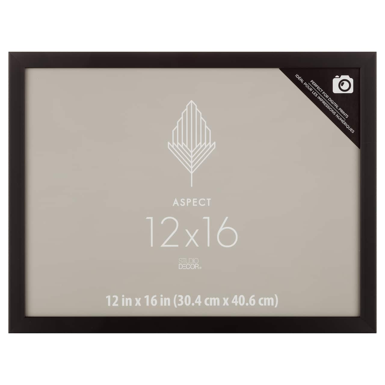 8 Pack: Black Narrow 12&#x22; x 16&#x22; Frame, Aspect by Studio D&#xE9;cor&#xAE;